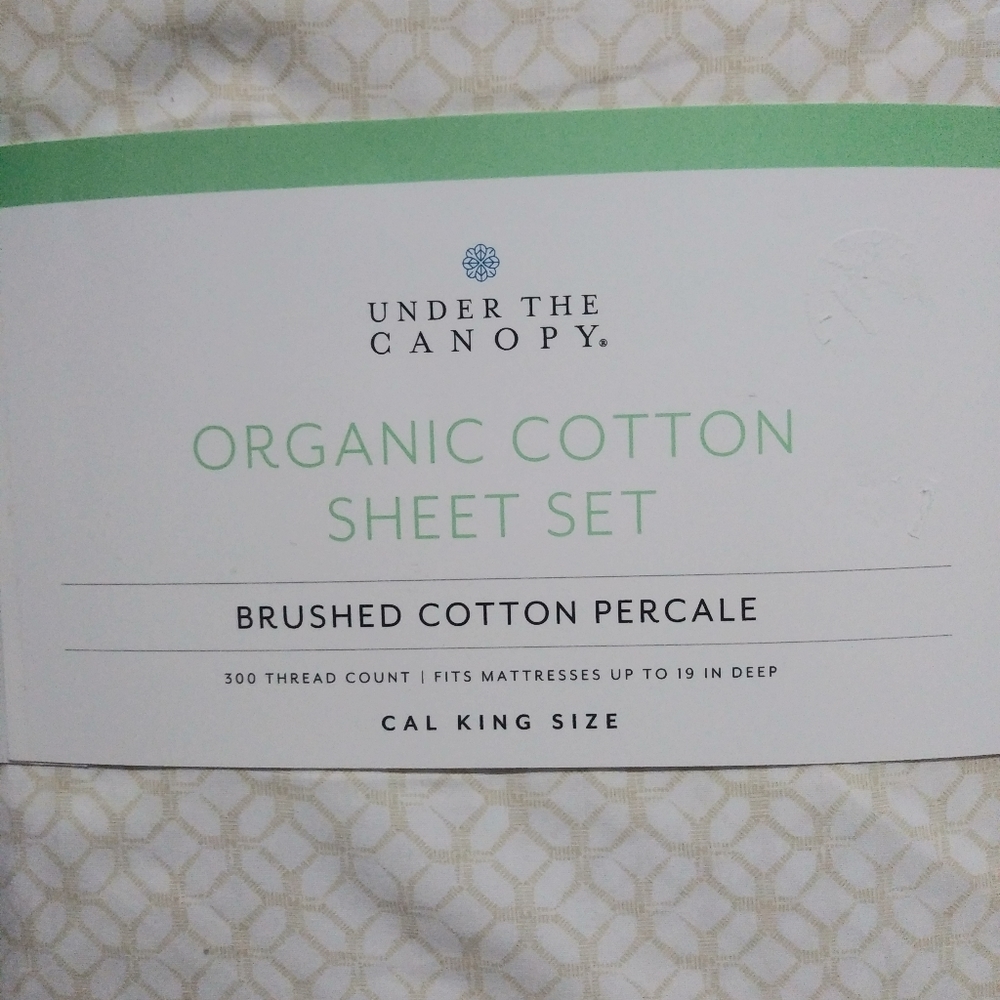 New Under The Canopy California King sheet set